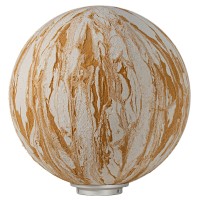 Epstein-Design Kugel Sahara Stationär CCT-LED Bodenleuchte mit ZigBee, Ø: 60 cm, Sandstein