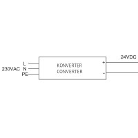 Nimbus 24 V Kombi-Konverter, DALI/switchDim, zum Anschluss von Nimbus LED-Leuchten