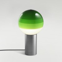 Marset Dipping Light S LED Tischleuchte, graphit, Schirm: grün