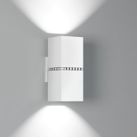 Milan Dau Doble Spot LED Wandleuchte, seidenweiß