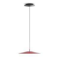 Luceplan Koinè LED Sospensione, Ø: 37 cm, rot matt