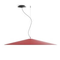 Luceplan Koinè LED Sospensione, Ø: 110 cm, rot matt