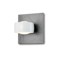 Oligo Grace Unlimited LED Wandleuchte, Beton Struktur, Tunable White, Kopf: weiß glänzend