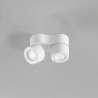 Egger Licht DLS Lighting Clippo S Duo LED Wand- / Deckenstrahler, weiß / weiß