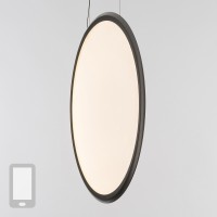Artemide Design Discovery Vertical 100 LED Sospensione, App-kompatibel, Aluminium satiniert