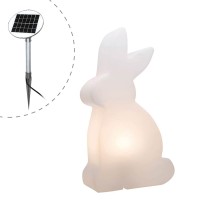 8 seasons design Shining Rabbit LED Solar- / Dekoleuchte, Höhe: 50 cm, weiß