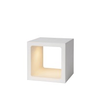 Lucide Xio LED Tischleuchte, weiß (eingeschaltet)