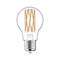 Sigor LED Filament Normallampe E27 klar, 3,8 W, 3000 K, Ø: 6 cm