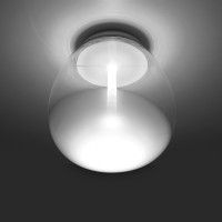 Artemide Empatia Parete / Soffitto LED, Ø: 26 cm, Opalglas / weiß