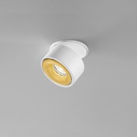 Egger Licht DLS Lighting Clippo S EP LED Deckeneinbaustrahler, weiß / Gold