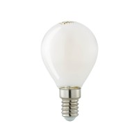 Sigor LED Filament Kugellampe E14 opal, 4,5 W, 2700 K, dimmbar, Ø: 4,5 cm