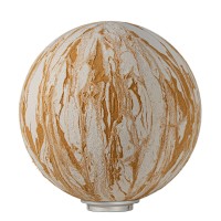 Epstein-Design Kugel Sahara Stationär LED Bodenleuchte, Ø: 50 cm, Sandstein