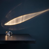 Catellani & Smith Atman LED Tischleuchte, Kristallglas / Nickel (Foto: Nava-Rapacchietta)