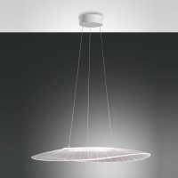 Fabas Luce Vela LED Pendelleuchte, 78 x 55 cm, weiß