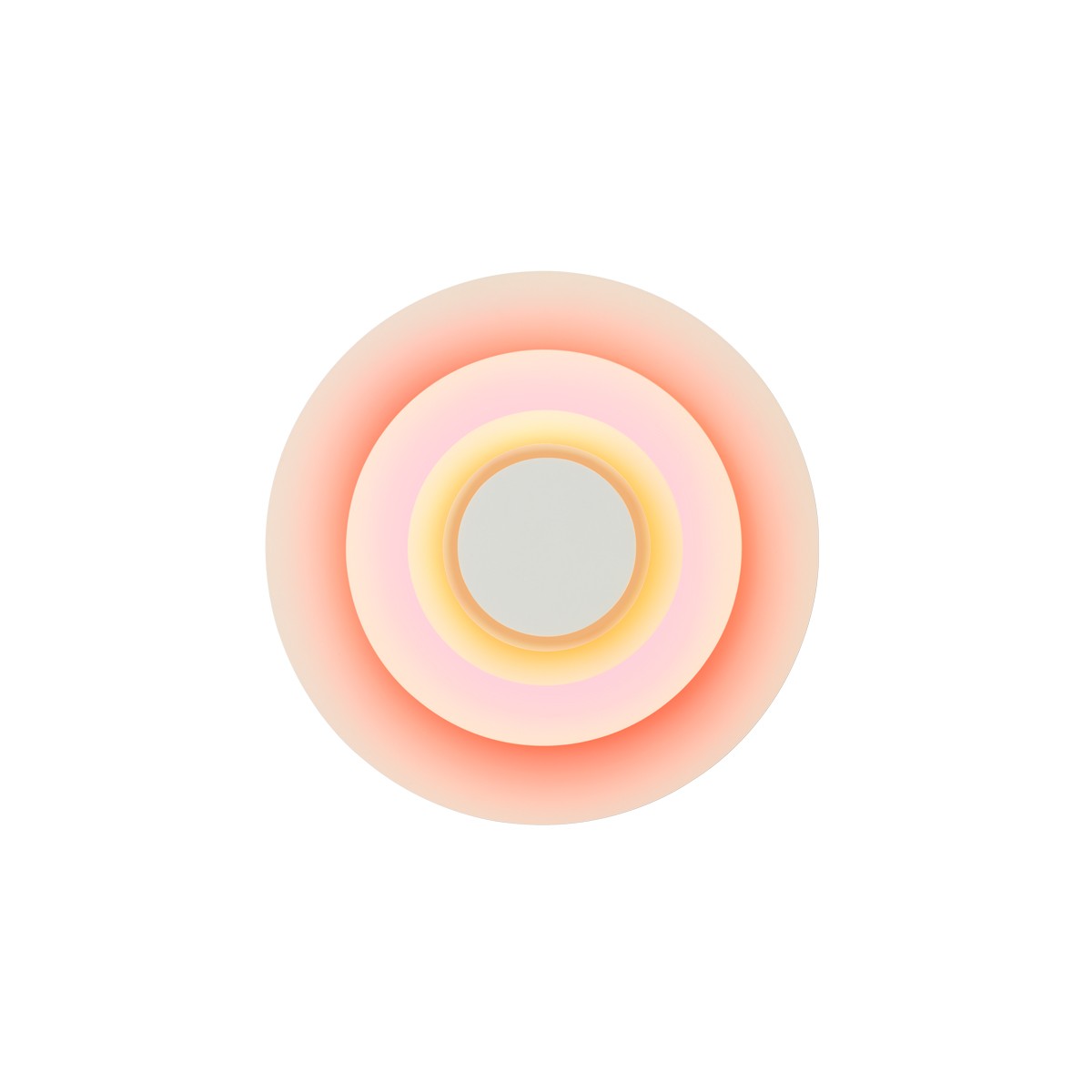 Marset Concentric S LED Wandleuchte, Major (braun/rosa/orangerot)