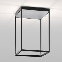 Serien.lighting Reflex² Ceiling M 450 LED Deckenleuchte, schwarz, Reflektor: Struktur Silber (©serien.lighting)