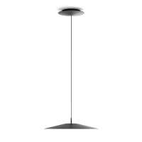 Luceplan Koinè LED Sospensione, Ø: 37 cm, schwarz matt