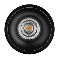 Mobilux MOBiDIM COB Style R LED Einbaustrahler, Dim-to-Warm, 3000-1800 K, schwarz
