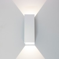 Rügen LED Wandleuchte, Höhe: 15 cm, weiß