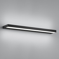 Helestra Slate LED Wand- / Spiegelleuchte, Länge: 60 cm, schwarz matt