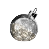 Sompex Ornament LED Dekoleuchte, Ø: 25 cm, smoke