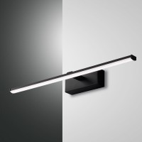 Fabas Luce Nala LED Wandleuchte, Länge: 50 cm, schwarz 