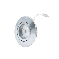 Interlight Camita Downlight IP44 LED Einbaustrahler, Chrom