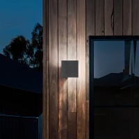 Lodes Puzzle Outdoor Single Square LED Außenwandleuchte, anthrazit