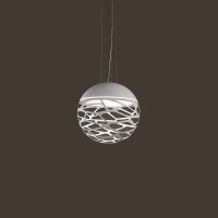 Lodes Italia Design Kelly Small Sphere 50 Pendelleuchte, weiß matt