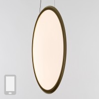 Artemide Design Discovery Vertical 100 LED Sospensione, App-kompatibel, Bronze gebürstet