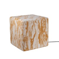 Epstein-Design Würfel Sahara Außenleuchte, 35 cm, Sandstein