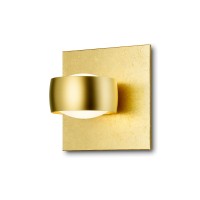 Oligo Grace Unlimited LED Wandleuchte, Blattgold, Tunable White, Kopf: Gold matt