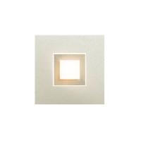 Grossmann Karree LED Wand- / Deckenleuchte, perlglanz, 1-flg., Dim-to-Warm, Rahmen: champagner