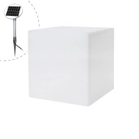 8 seasons design Shining Cube 33 LED Solardekoleuchte, weiß