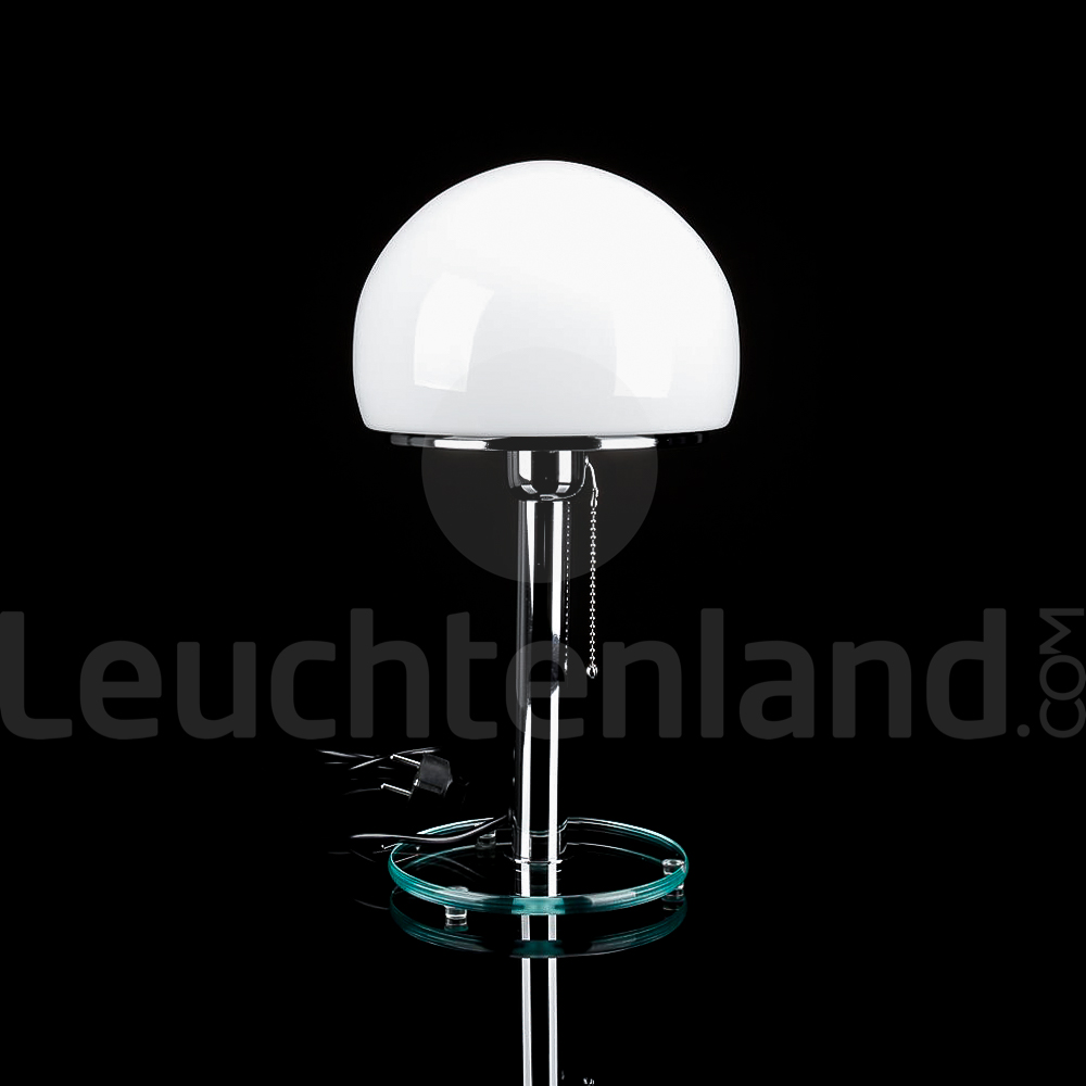 604 Glas Tischleuchte